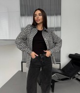 Рубашка в мелкую клетку женская  BB-022A550