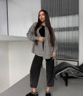 Рубашка в мелкую клетку женская  BB-022A550
