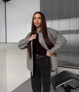 Рубашка в мелкую клетку женская  BB-022A550