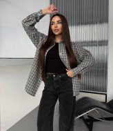 Рубашка в мелкую клетку женская  BB-022A550