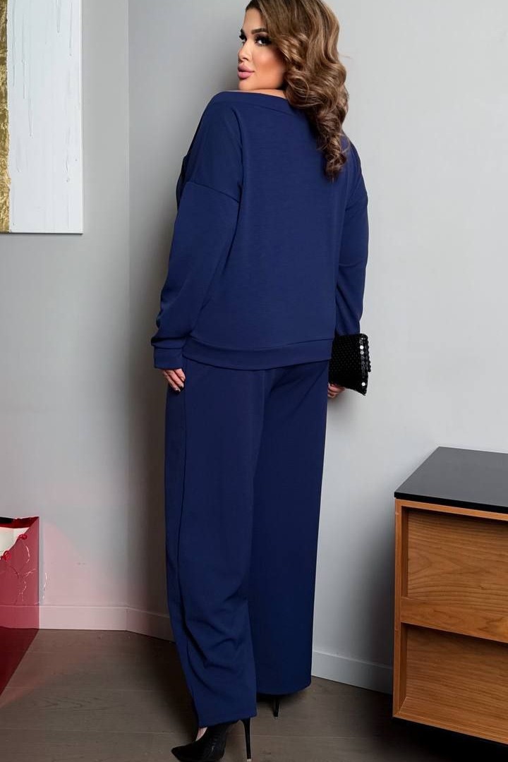 Брючный трикотажный костюм двойка AD-7909.1A240