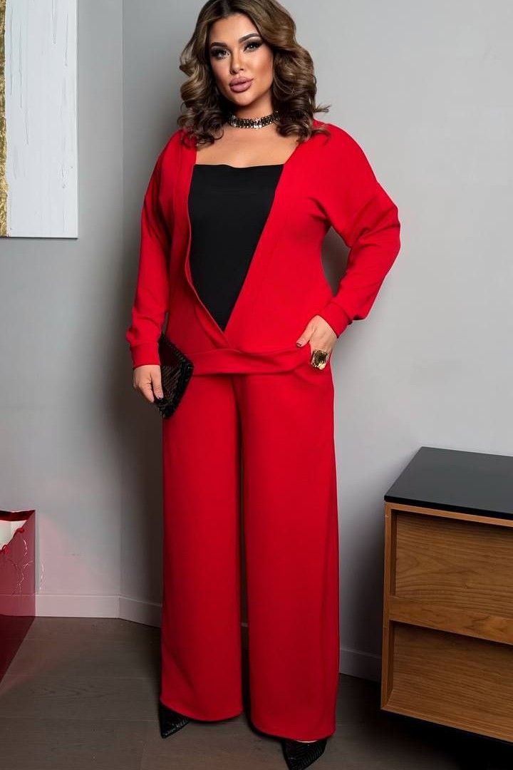 Брючный трикотажный костюм двойка AD-7909.1A240