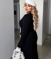 Платье миди с разрезом  MA-2183A550