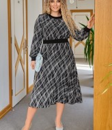 Комбинированное платье BAB-444A570