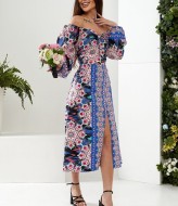 Яркое платье MB-3A480