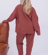 Костюм из микровельвета женский SMO-1283A18