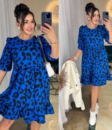 Платье с рюшами на плечах	KG-577A370