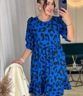 Платье с рюшами на плечах	KG-577A370