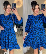 Платье с рюшами на плечах	KG-577A370