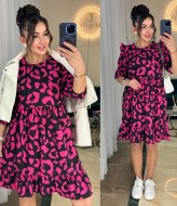 Платье с рюшами на плечах	KG-577A370