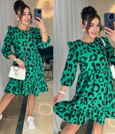 Платье с рюшами на плечах	KG-577A370