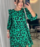 Платье с рюшами на плечах	KG-577A370