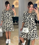 Платье с рюшами на плечах	KG-577A370