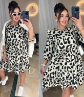 Платье с рюшами на плечах	KG-577A370