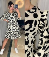 Платье с рюшами на плечах	KG-577A370