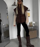 Жилетка з поясом LUC-803A720