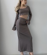 Костюм с длинной юбкой POK-416A450