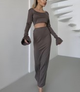 Костюм с длинной юбкой POK-416A450