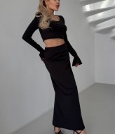 Костюм с длинной юбкой POK-416A450