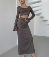 Костюм с длинной юбкой POK-416A450