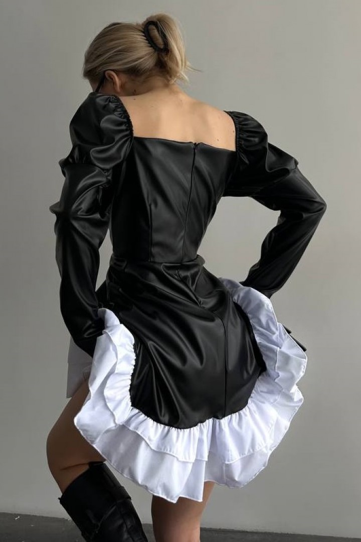 Платье из эко кожи ASP-494A649