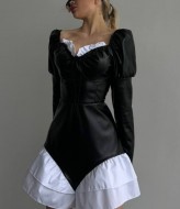 Платье из эко кожи ASP-494A649