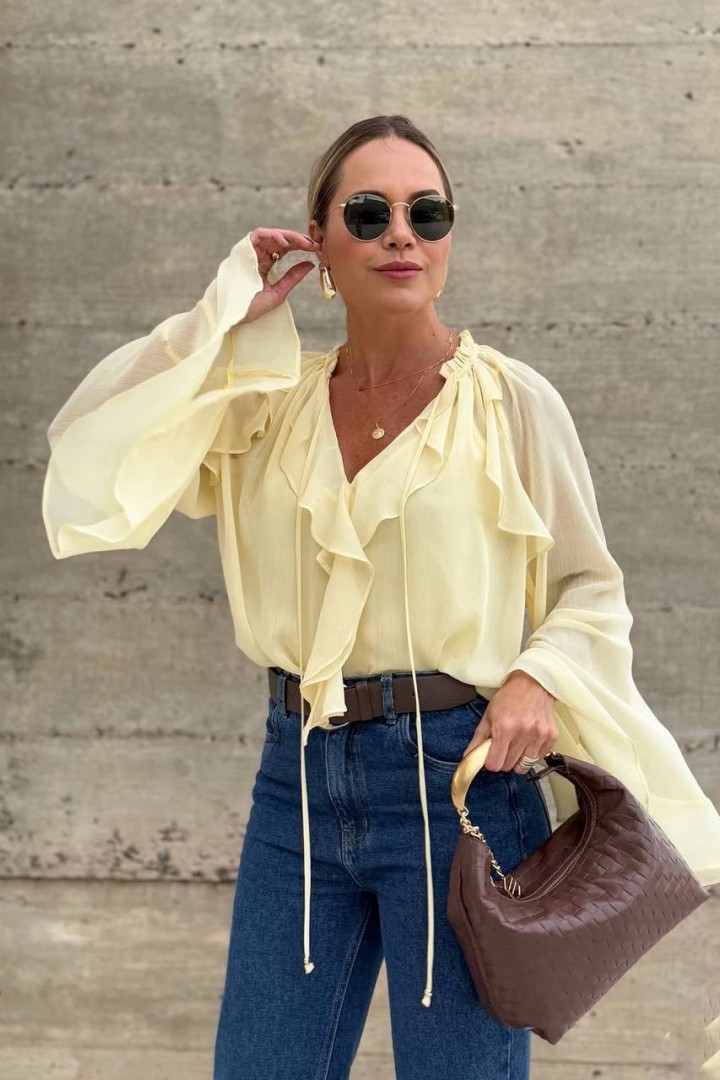 Шифоновая блузка NUL-8005A450