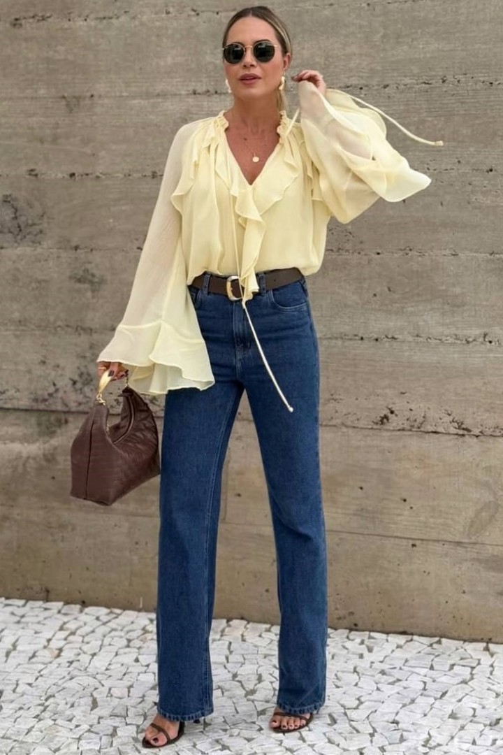 Шифоновая блузка NUL-8005A450