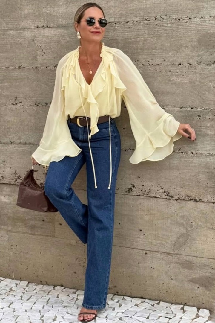 Шифоновая блузка NUL-8005A450