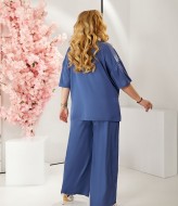 Женский брючный костюм из шелка AZ-1500A630