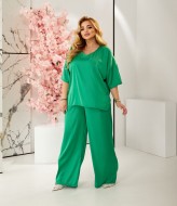 Женский брючный костюм из шелка AZ-1500A630