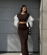 Комплект топ та спідниця VIVI-086A380