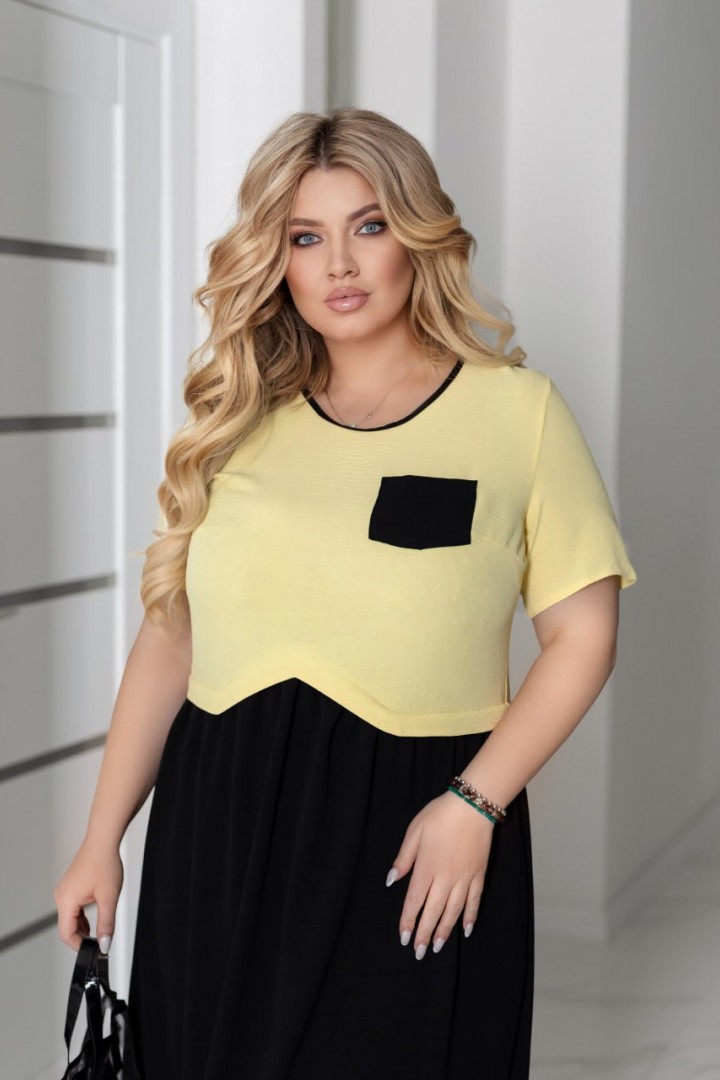 Комбінована сукня KYB-21237A15