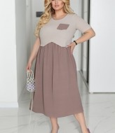 Комбінована сукня KYB-21237A15