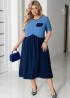 Комбинированное платье KYB-21237A15