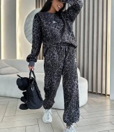Леопардовый спортивный костюм  SAO-268A950
