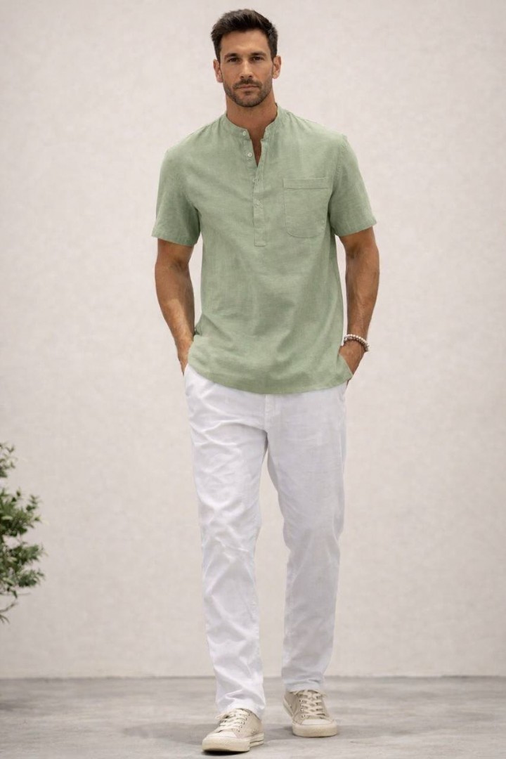 Сорочка з льону SAL-475A460