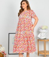 Летнее штапельное платье KYB-21153A15.5