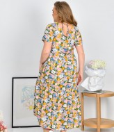 Летнее штапельное платье KYB-21153A15.5