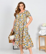 Летнее штапельное платье KYB-21153A15.5