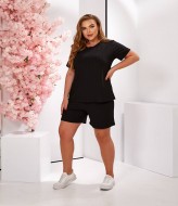 Трикотажный костюм с шортами женский IT-1364A470