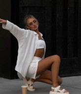 Костюм рубашка шорты лен SAP-030A490