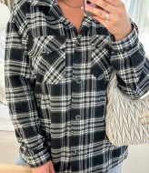 Клетчатая женская рубашка VK-043A400