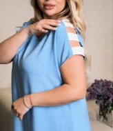 Свободное платье на лето ZP-1221A450 Свободное платье на лето ZP-1221A450