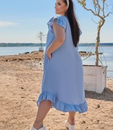 Платье с рукавами крылышками VLT-1568A650