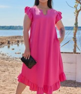 Платье с рукавами крылышками VLT-1568A650