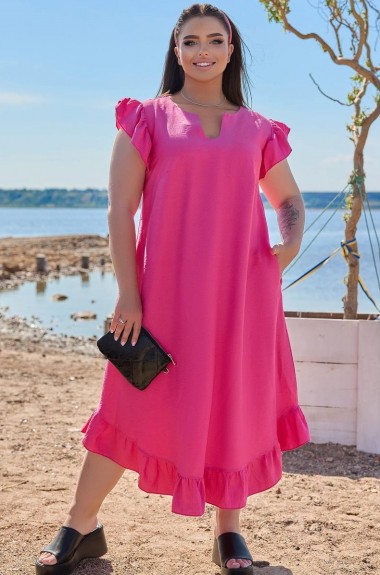 Платье с рукавами крылышками VLT-1568A650