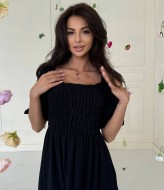 Платье миди с открытыми плечами IMMA-218A570