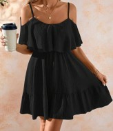 Сукня з воланом на грудях IMMA-350A560 Сукня з воланом на грудях IMMA-350A560