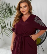 Платье с кулиской на талии MOV-167A480